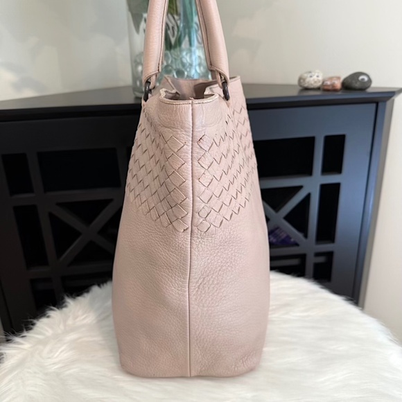 Auth Bottega Veneta Pink mauve Tuape Tote Bag - Picture 2 of 13